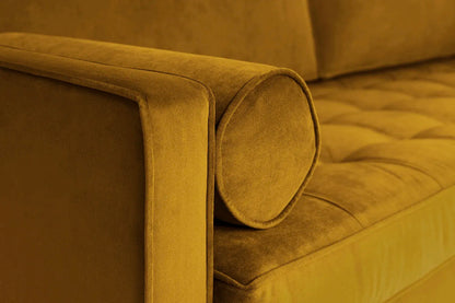 Model 02 Sofa Bed 3 Seater, Mustard