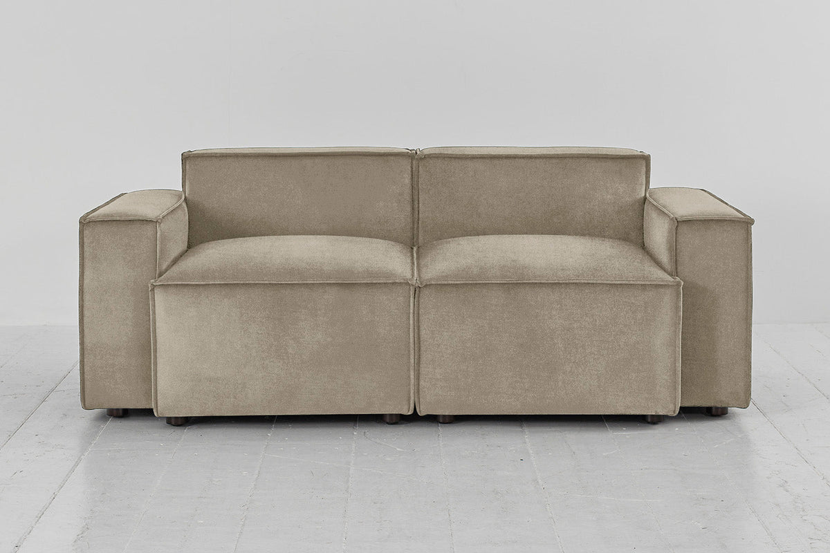 Zweisitzer-Sofa Model 03, Flachs