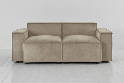 Zweisitzer-Sofa Model 03, Flachs