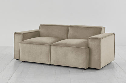 Zweisitzer-Sofa Model 03, Flachs