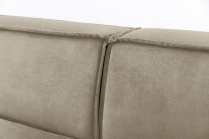Zweisitzer-Sofa Model 03, Flachs