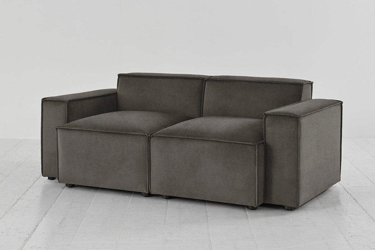 Zweisitzer-Sofa Model 03, Nerzgrau