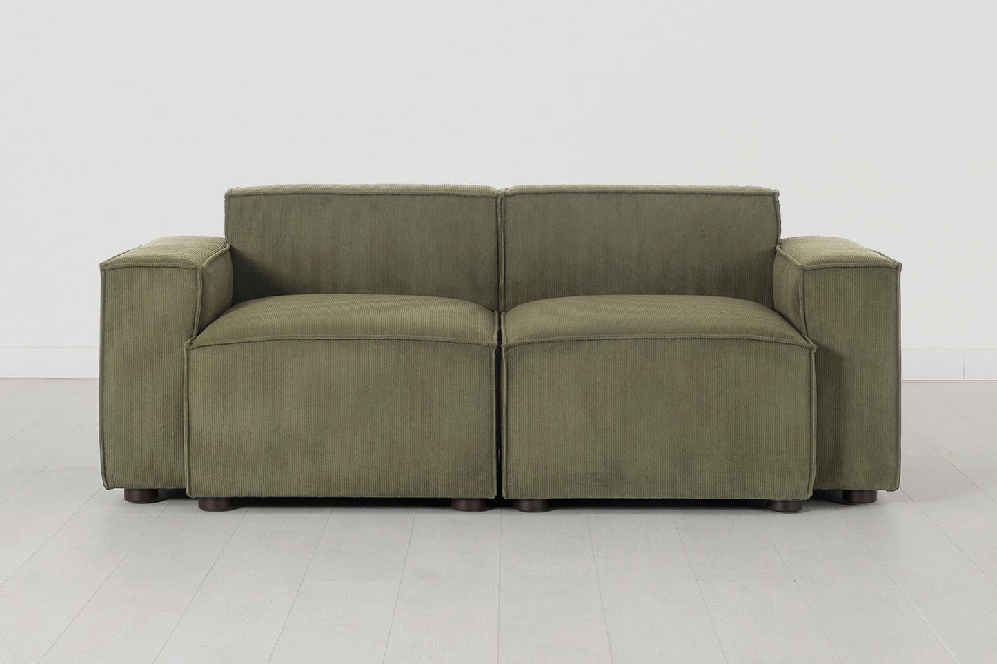 Zweisitzer-Sofa Model 03, Fenchelgrün