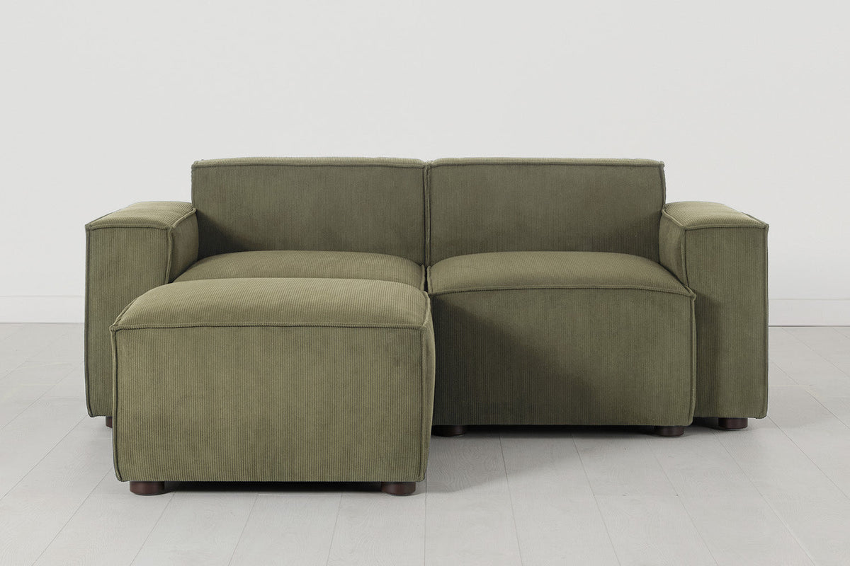 Model 03 2-Seater Left Chaise Sofa, Fennel