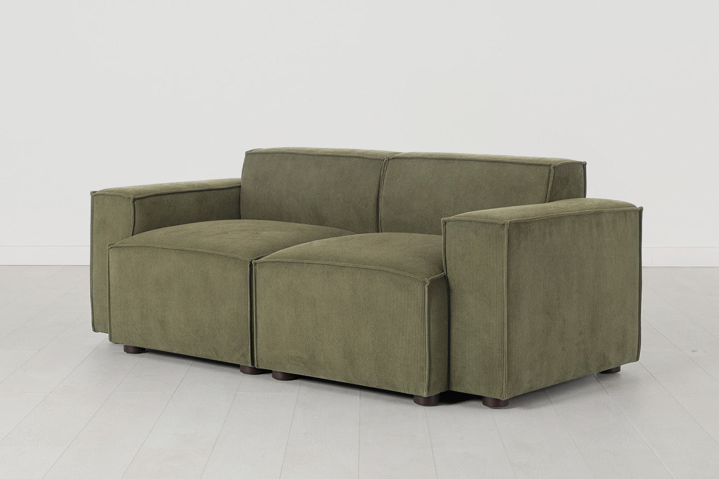 Zweisitzer-Sofa Model 03, Fenchelgrün
