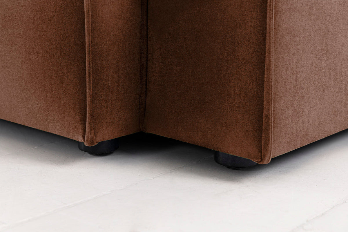 Model 03 3-Seater Right Chaise Sofa, Russet