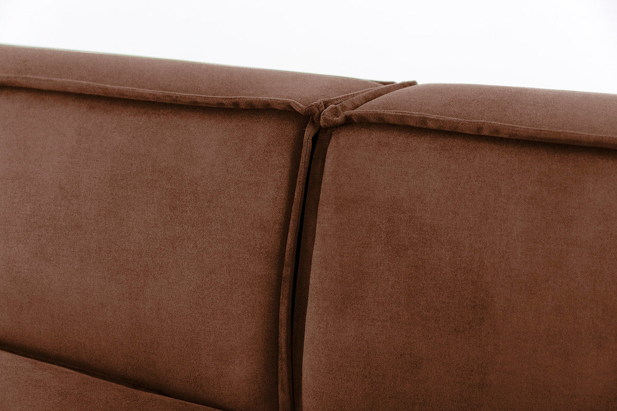 Model 03 3-Seater Right Chaise Sofa, Russet