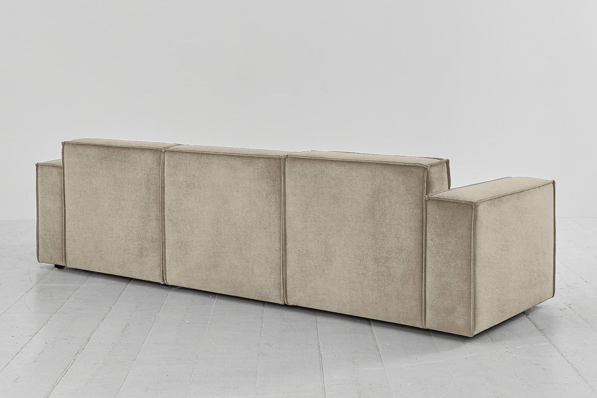 Dreisitzer-Sofa Model 03, Flachs