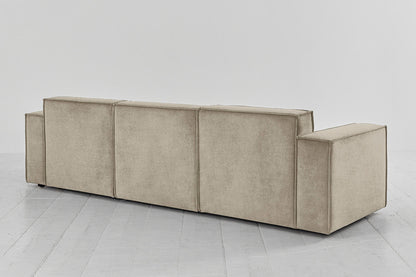 Dreisitzer-Sofa Model 03, Flachs