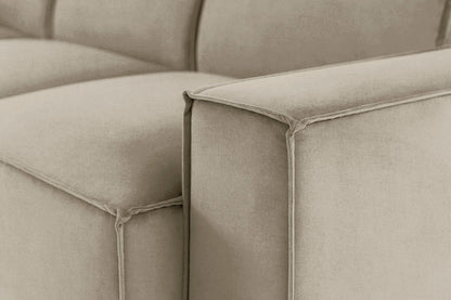 Dreisitzer-Sofa Model 03, Flachs