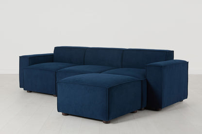 Model 03 3-Seater Right Chaise Sofa, Atlantic