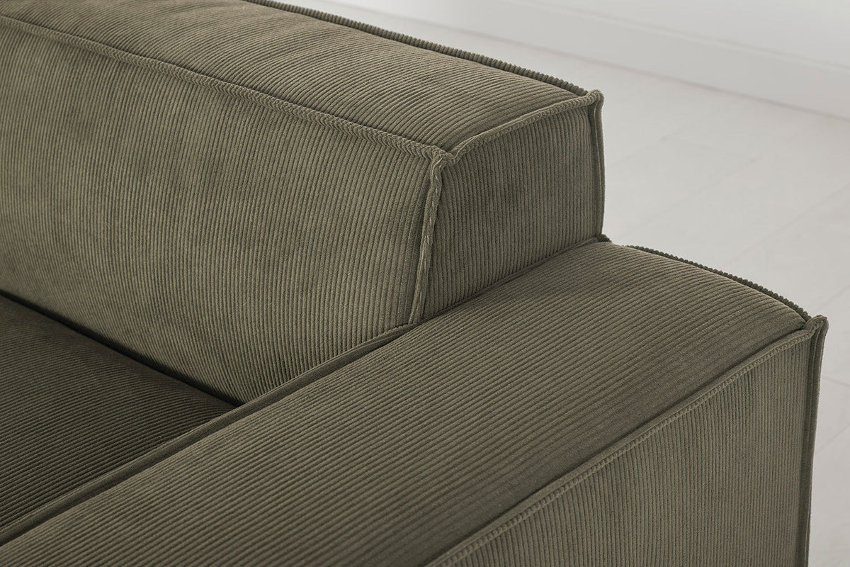 Dreisitzer-Sofa Model 03, Fenchelgrün