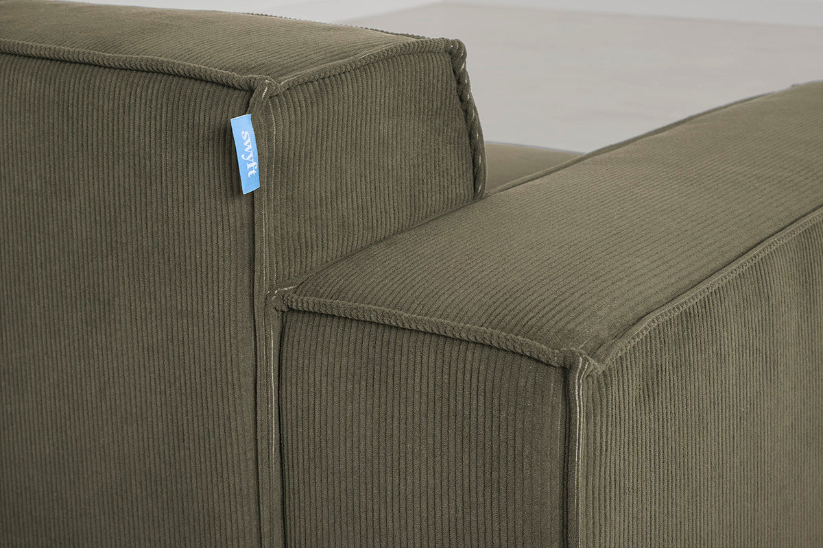 Ecksofa Model 03, Fenchelgrün