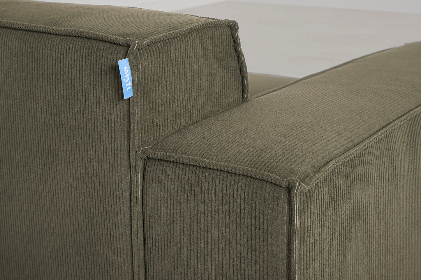 Ecksofa Model 03, Fenchelgrün