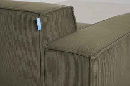 Ecksofa Model 03, Fenchelgrün