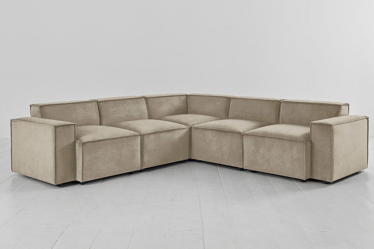 Ecksofa Model 03, Flachs