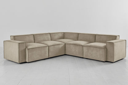 Ecksofa Model 03, Flachs