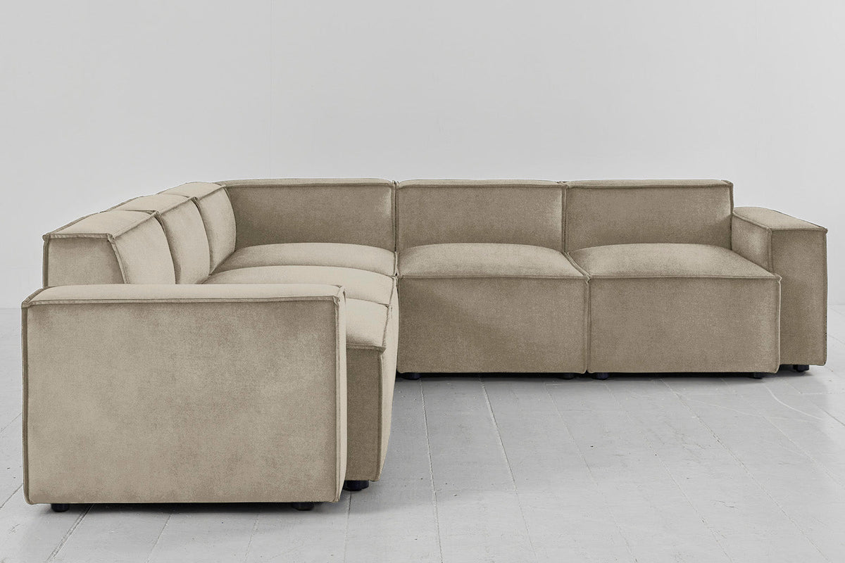 Ecksofa Model 03, Flachs