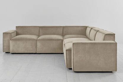 Ecksofa Model 03, Flachs