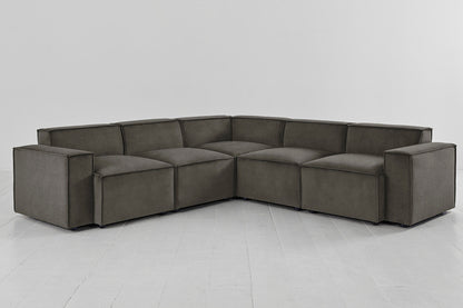 Ecksofa Model 03, Nerzgrau