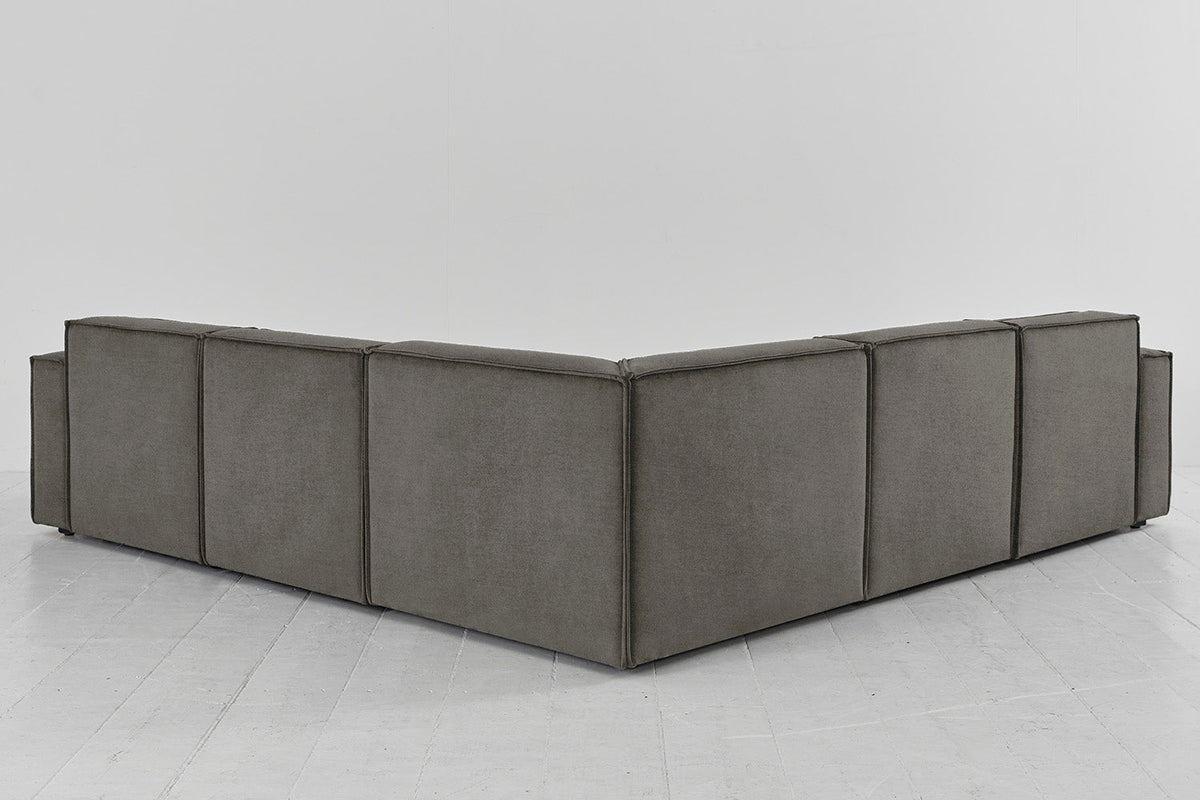Ecksofa Model 03, Nerzgrau