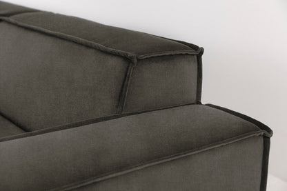 Ecksofa Model 03, Nerzgrau