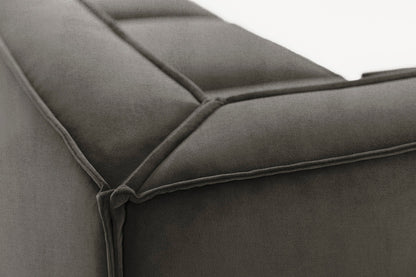 Ecksofa Model 03, Nerzgrau