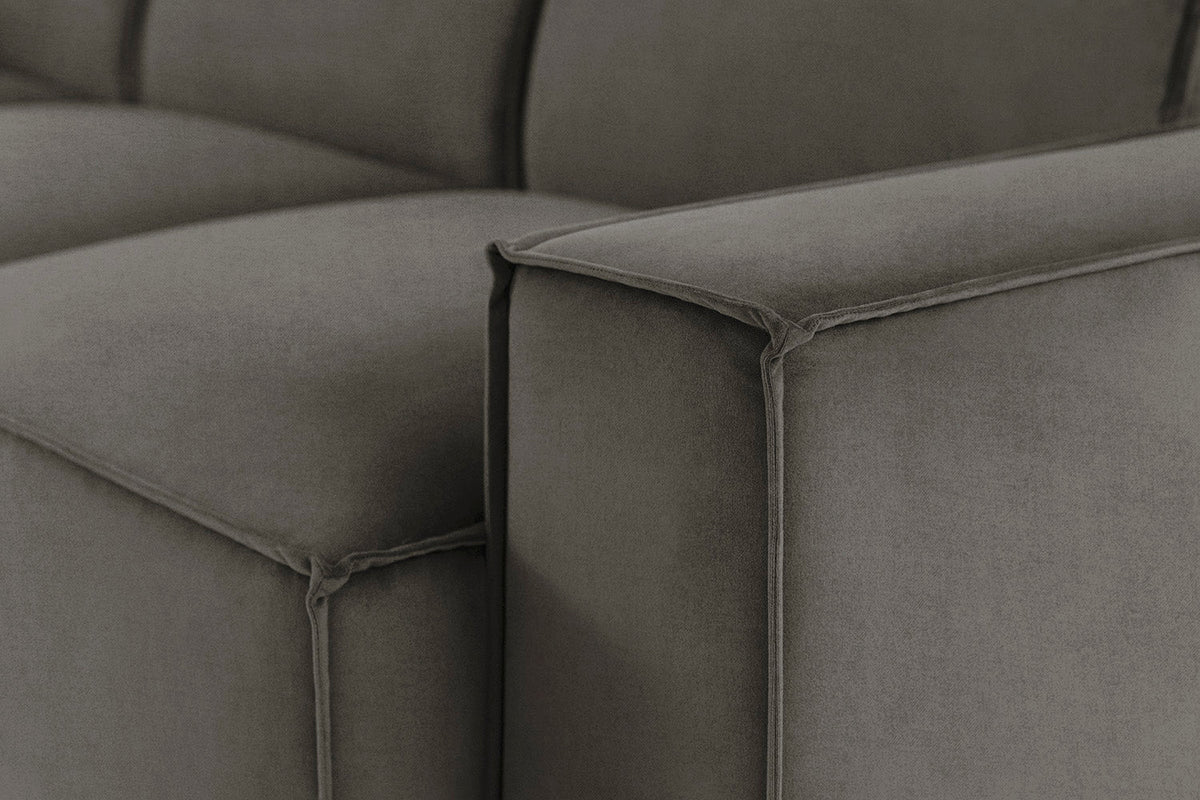 Ecksofa Model 03, Nerzgrau