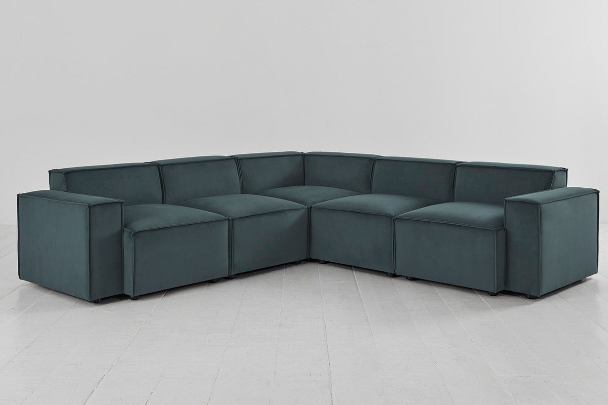 Model 03 Corner Sofa, Petrol