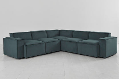 Model 03 Corner Sofa, Petrol