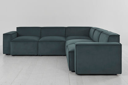 Model 03 Corner Sofa, Petrol