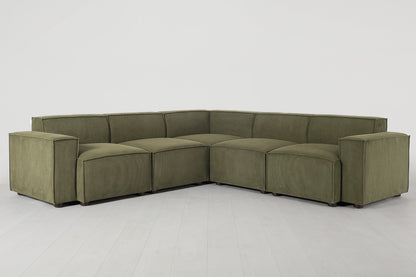 Ecksofa Model 03, Fenchelgrün