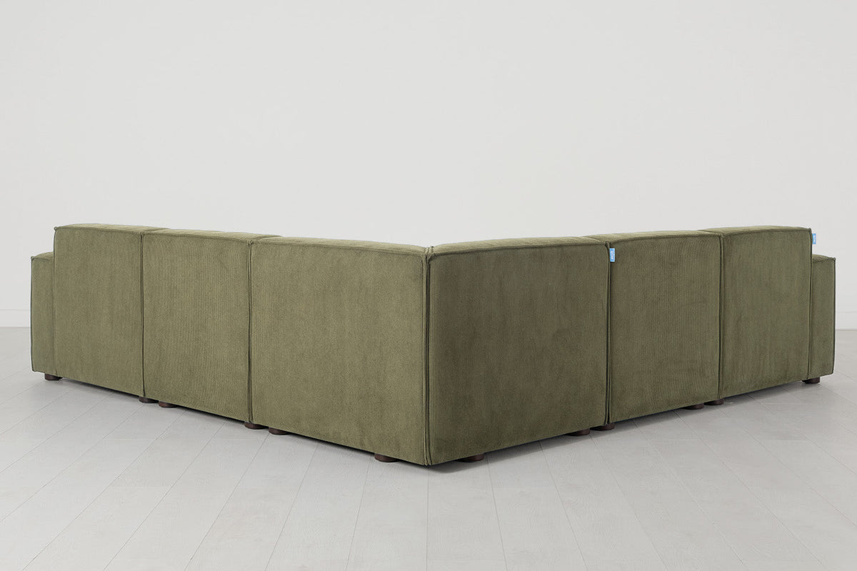 Ecksofa Model 03, Fenchelgrün
