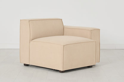 Model 03 Right Arm Sofa Module, Sand