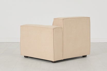 Model 03 Right Arm Sofa Module, Sand