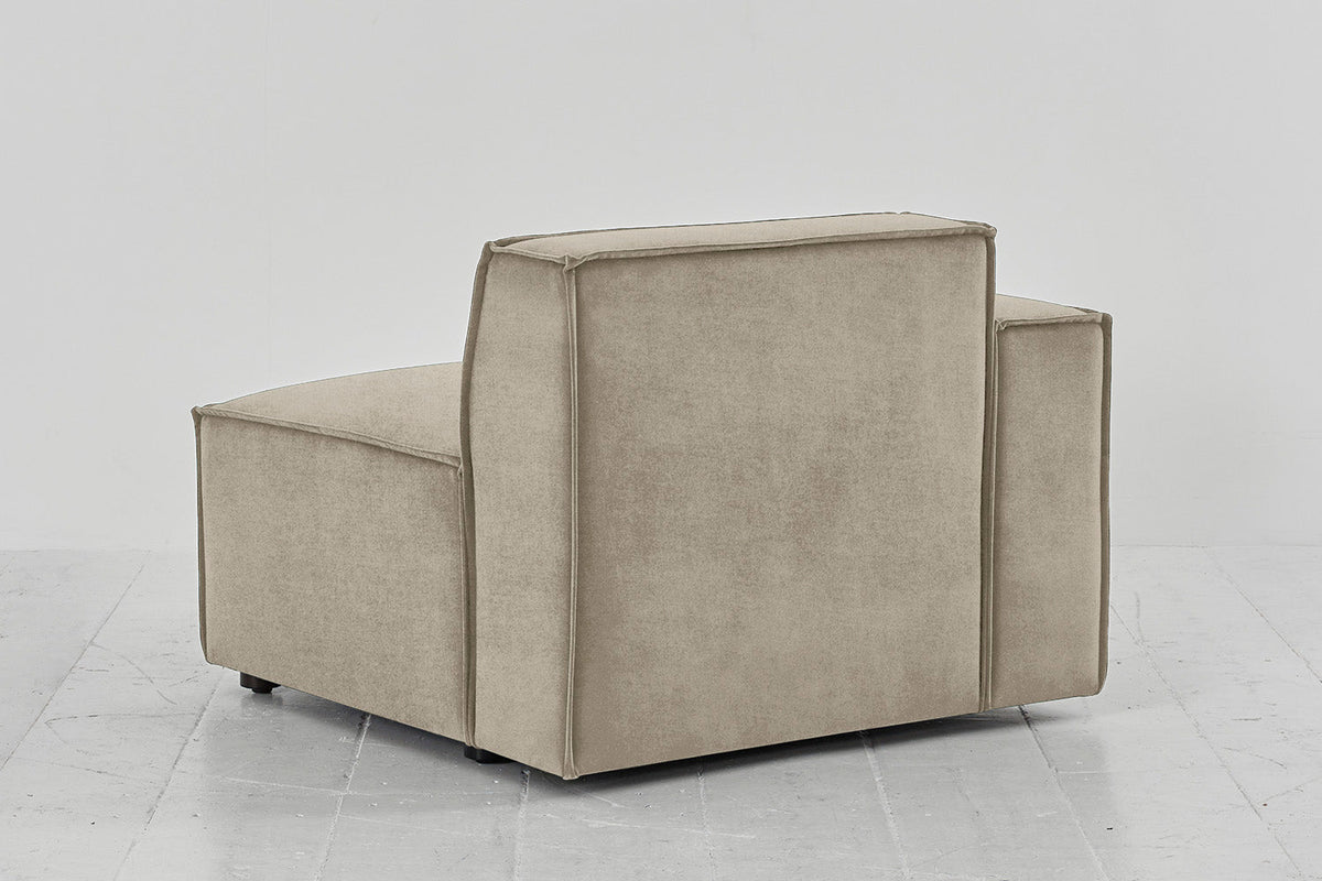 Model 03 Left Arm Sofa Module, Flax