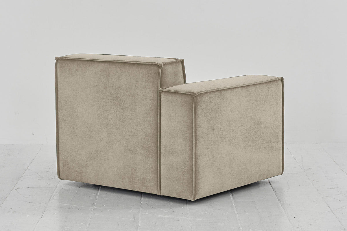Model 03 Left Arm Sofa Module, Flax