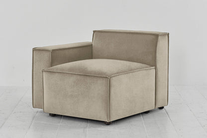 Model 03 Left Arm Sofa Module, Flax
