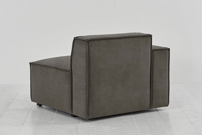 Model 03 Left Arm Sofa Module, Mink