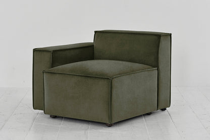 Model 03 Left Arm Sofa Module, Pine