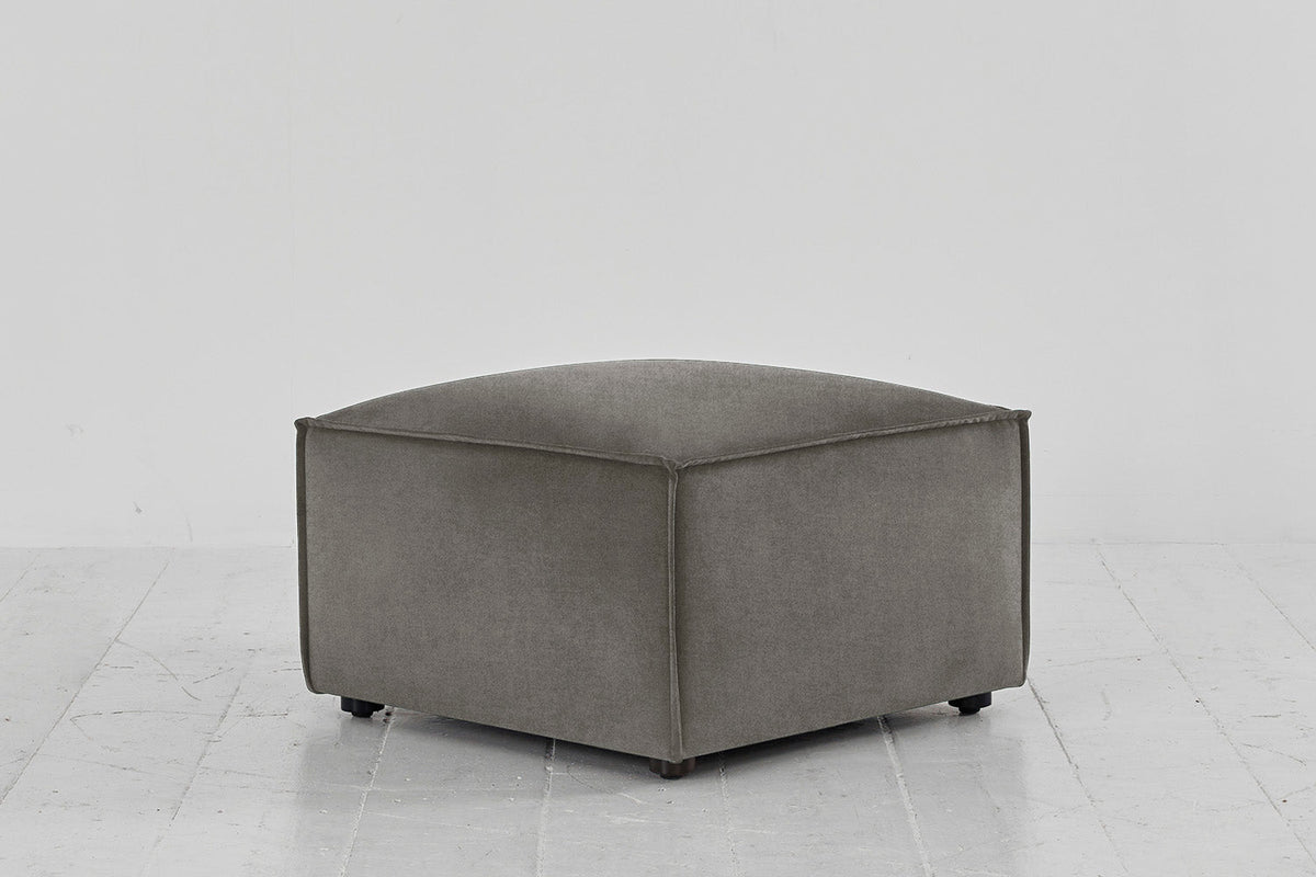 Polsterhocker Model 03, Nerzgrau