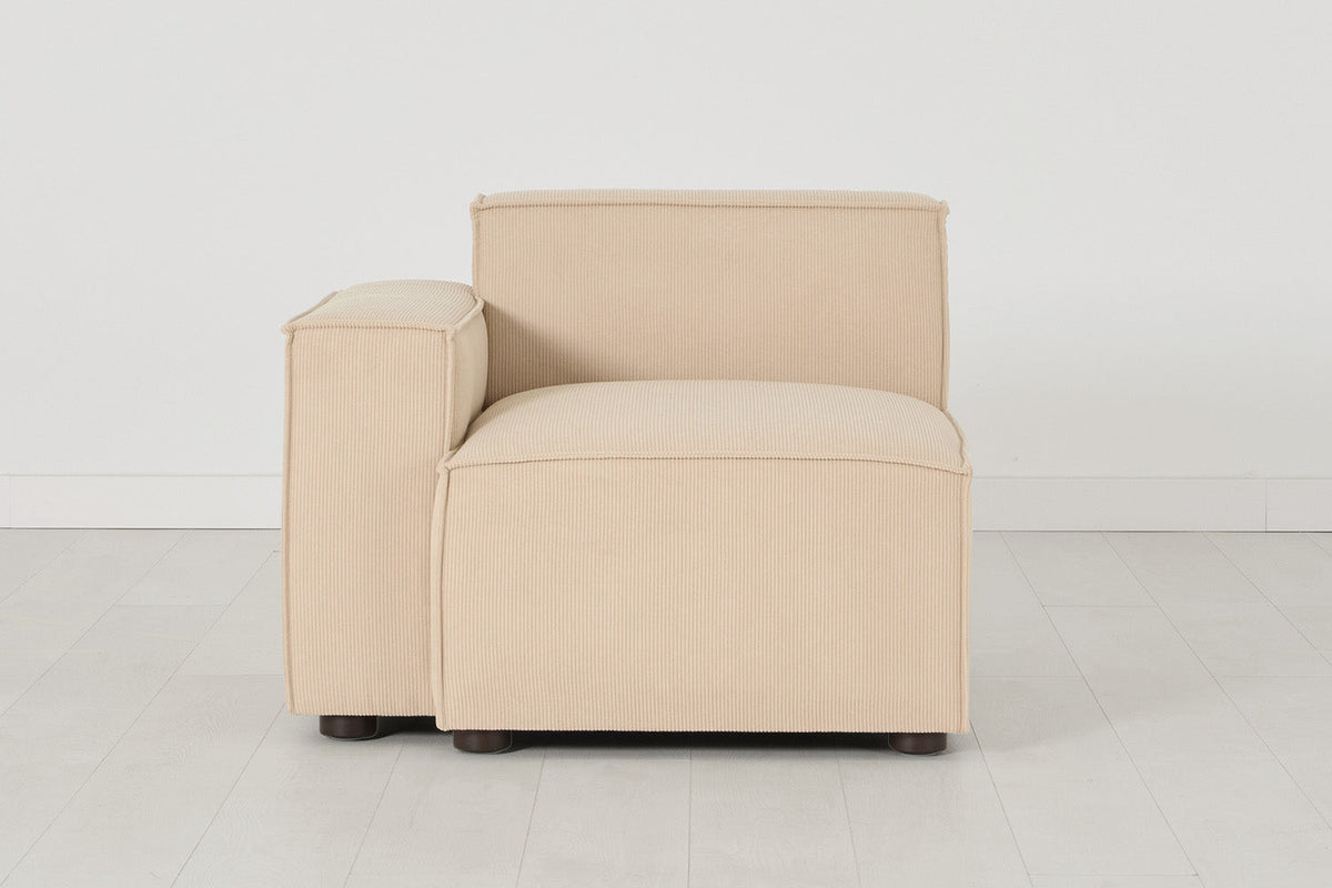 Model 03 Left Arm Sofa Module, Sand