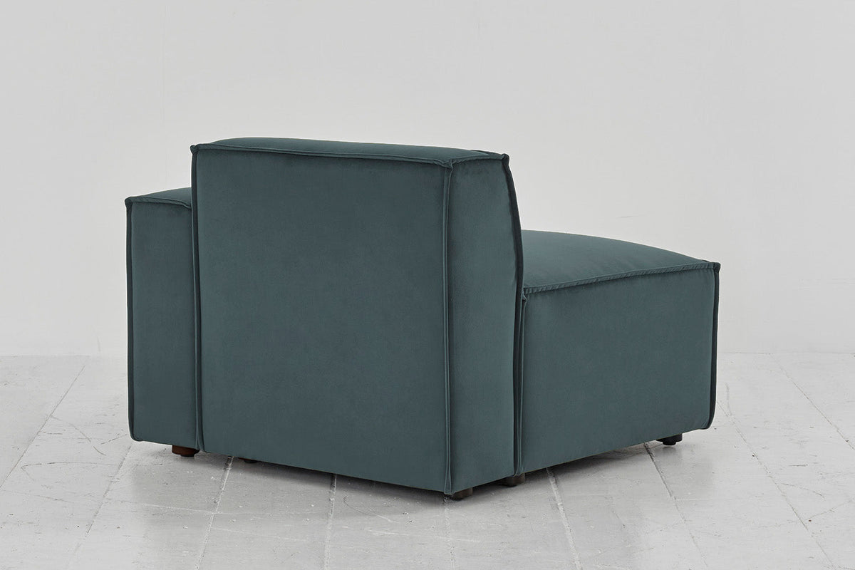 Model 03 Right Arm Sofa Module, Petrol