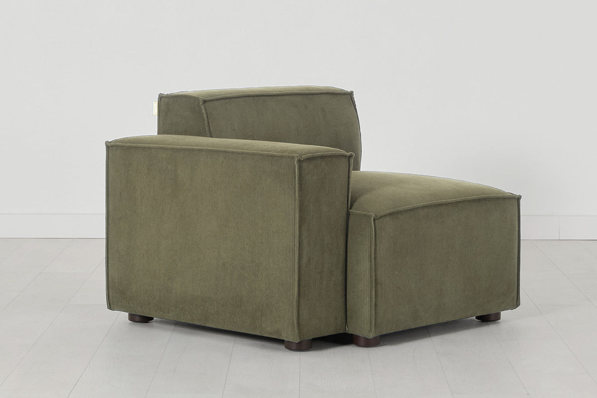 Model 03 Left Arm Sofa Module, Fennel