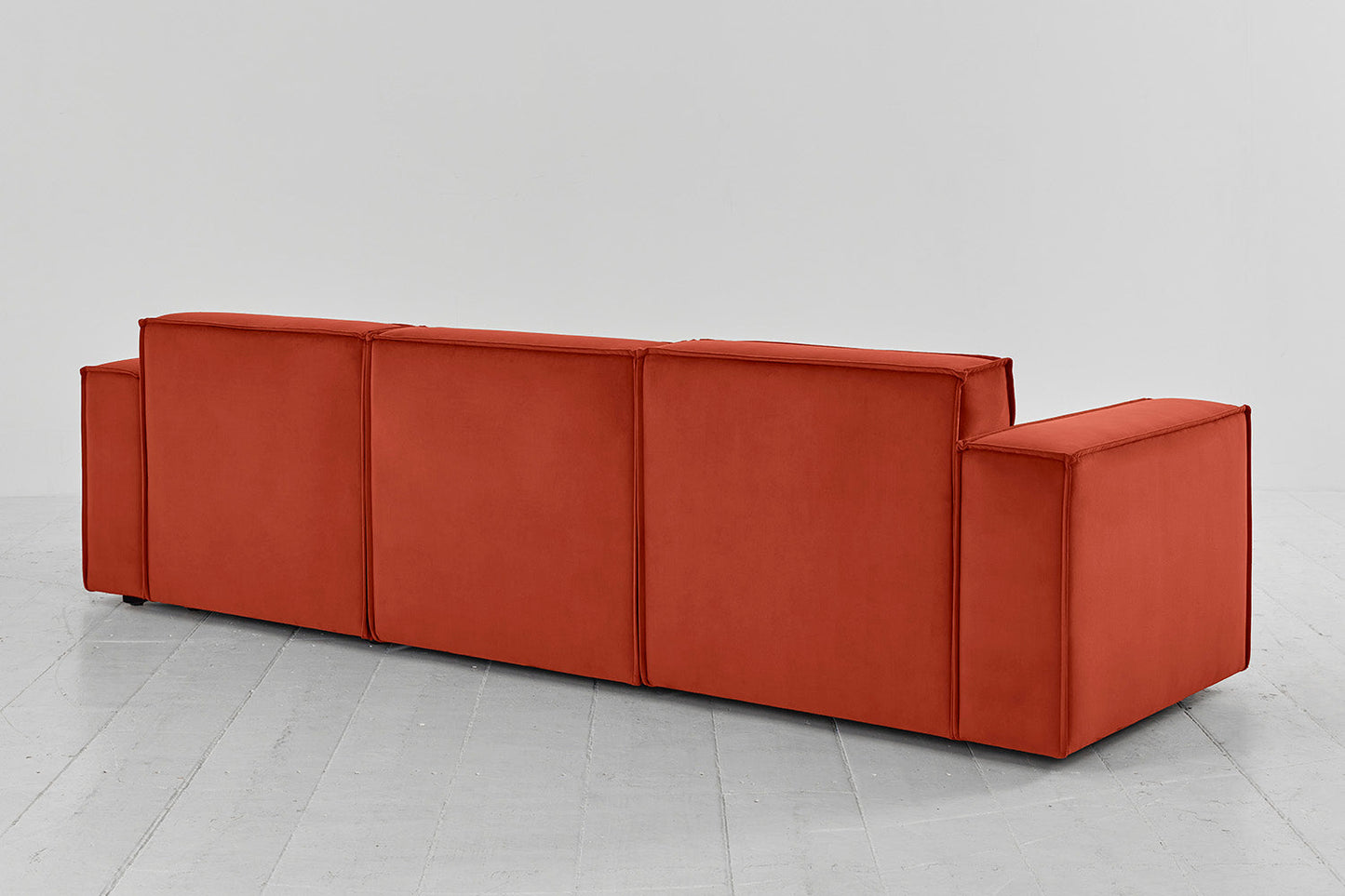 Model 03 3-Seater Right Chaise Sofa, Paprika