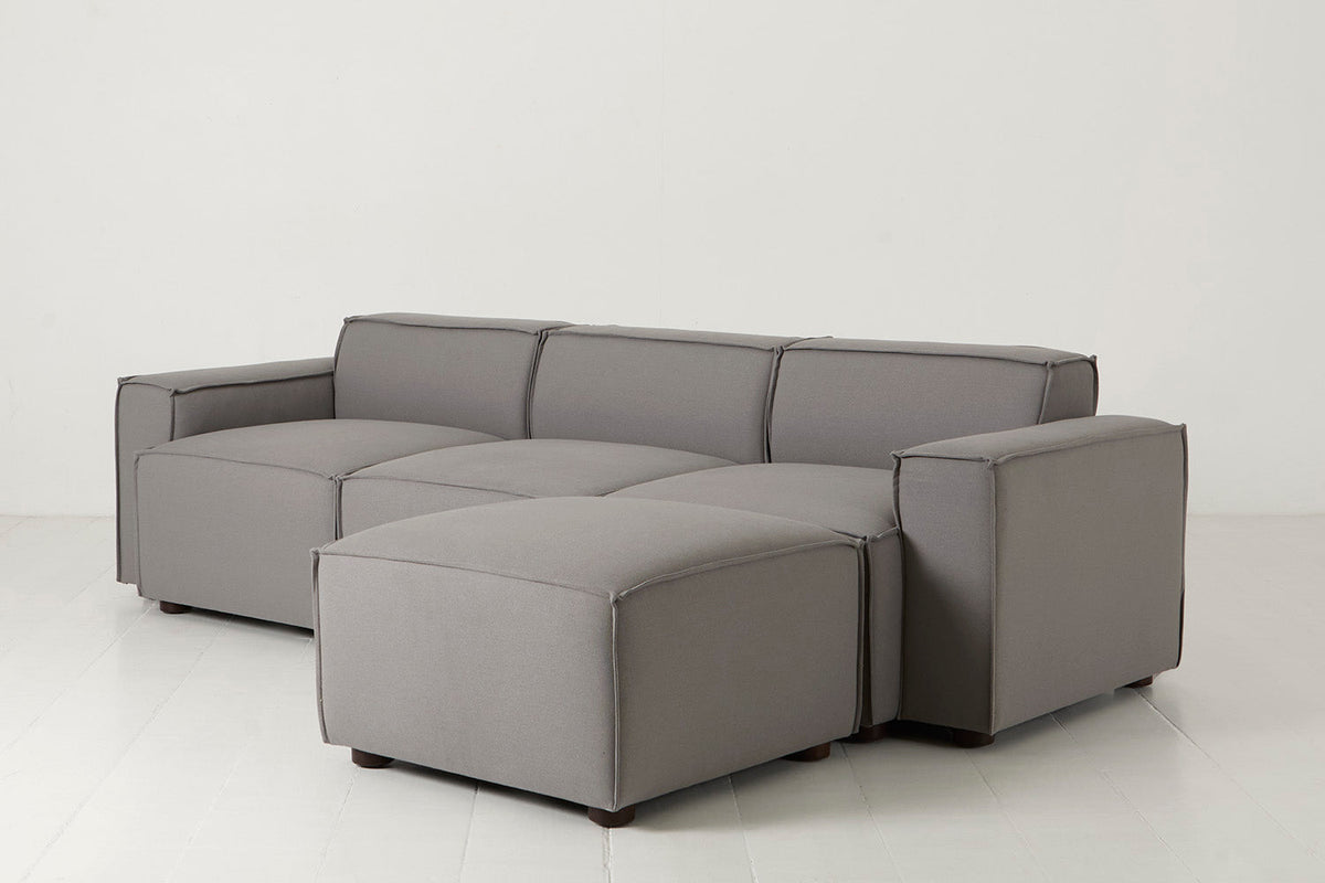 Model 03 3-Seater Right Chaise Sofa, Risso