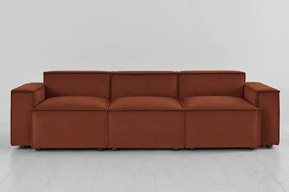 Model 03 3-Seater Sofa, Umber
