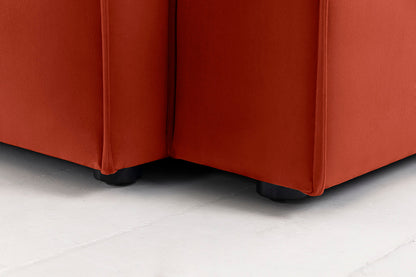 Model 03 3-Seater Left Chaise Sofa, Paprika