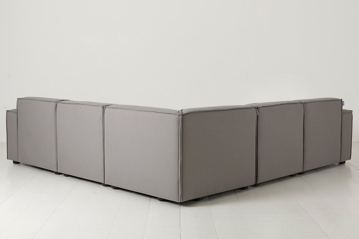 Ecksofa Model 03 mit Polsterhocker, Risso