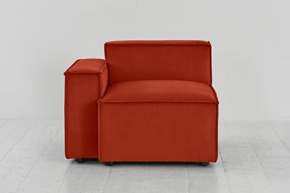 Model 03 Left Arm Sofa Module, Paprika